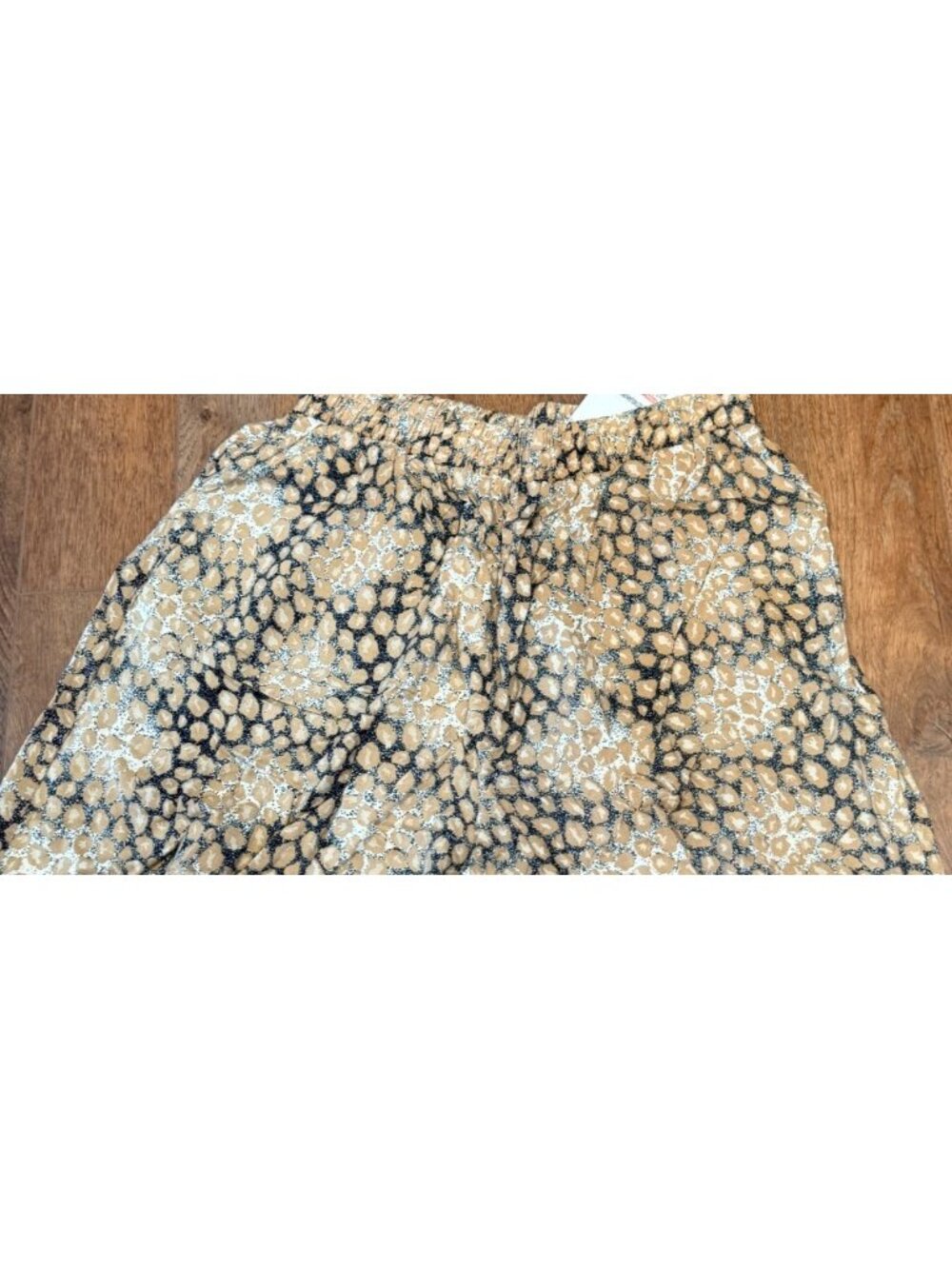 SOFT WEAR Vintage Style Animal Print Shorts 100% Rayon Cheetah Leopard Large NWT - Picture 9 of 9